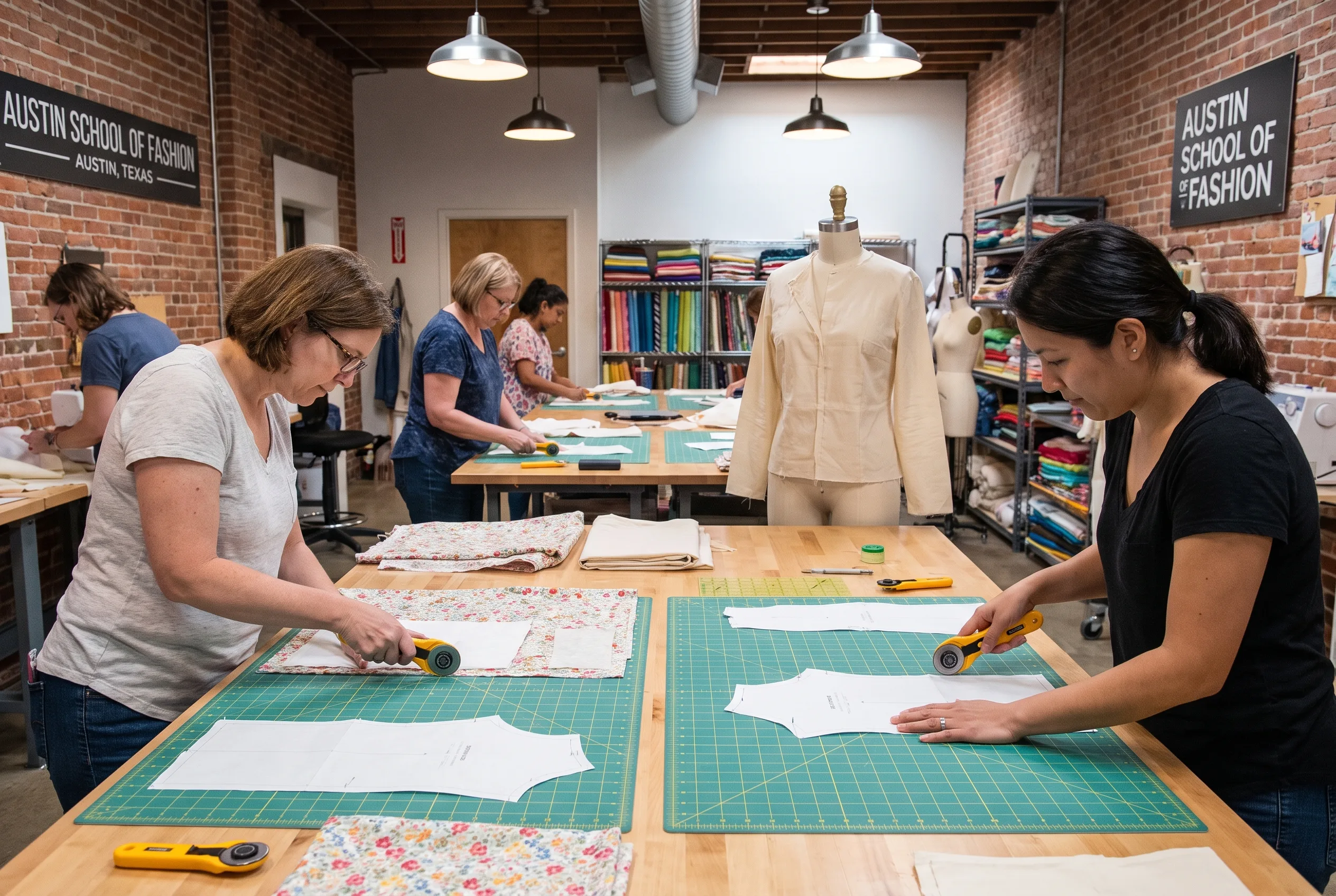 Garment construction class