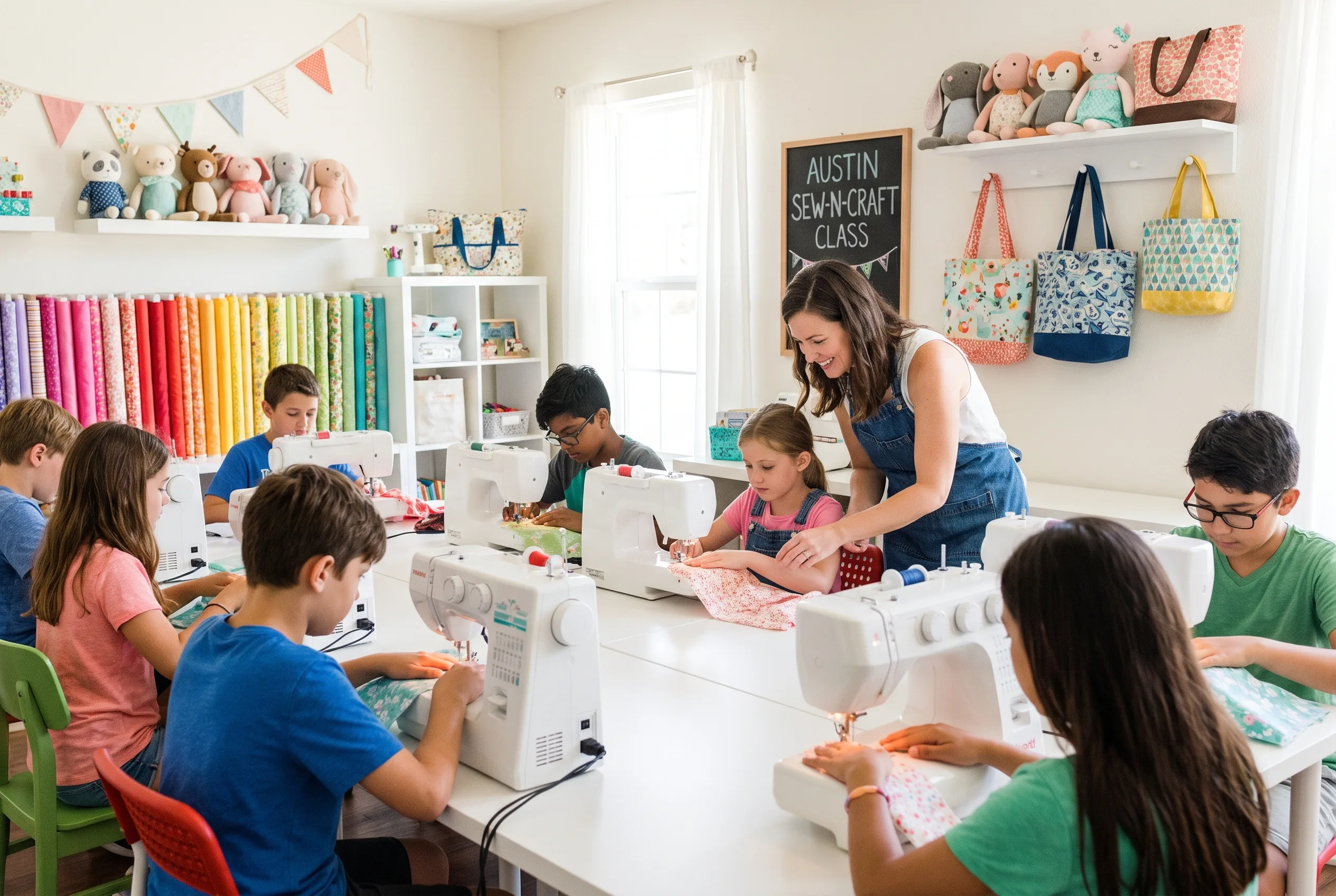 Kids sewing class