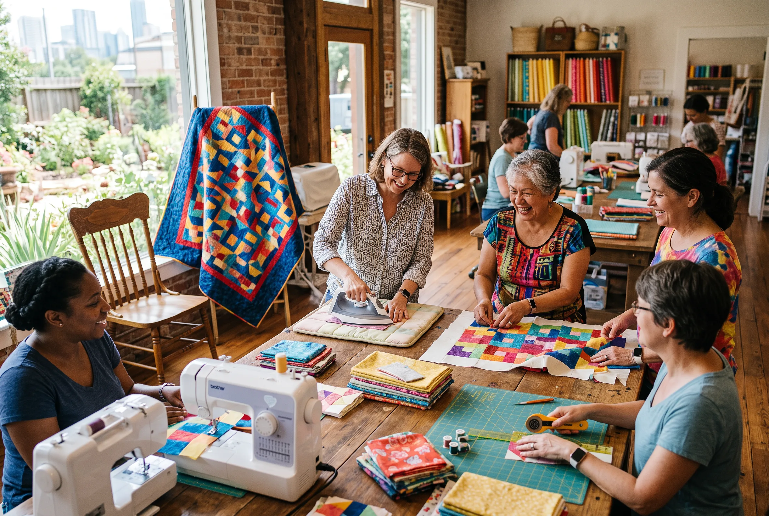 Quilting class